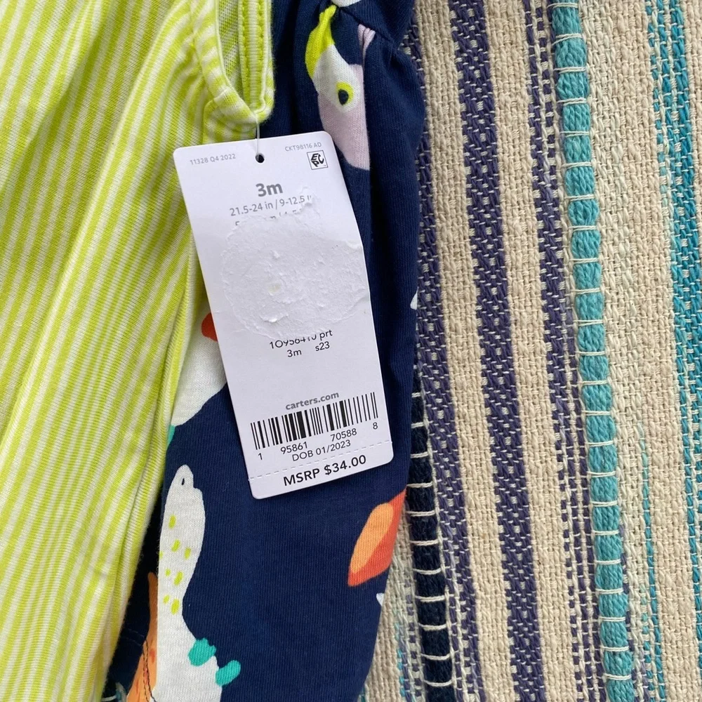 NWT Carter’s  baby girl  2 piece outfit size 3 months - Picture 4 of 4